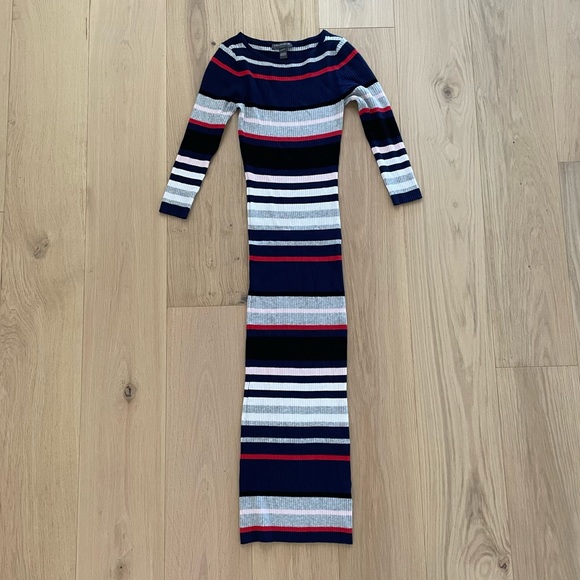 Striped Maternity Dress - Picture 2 of 5
